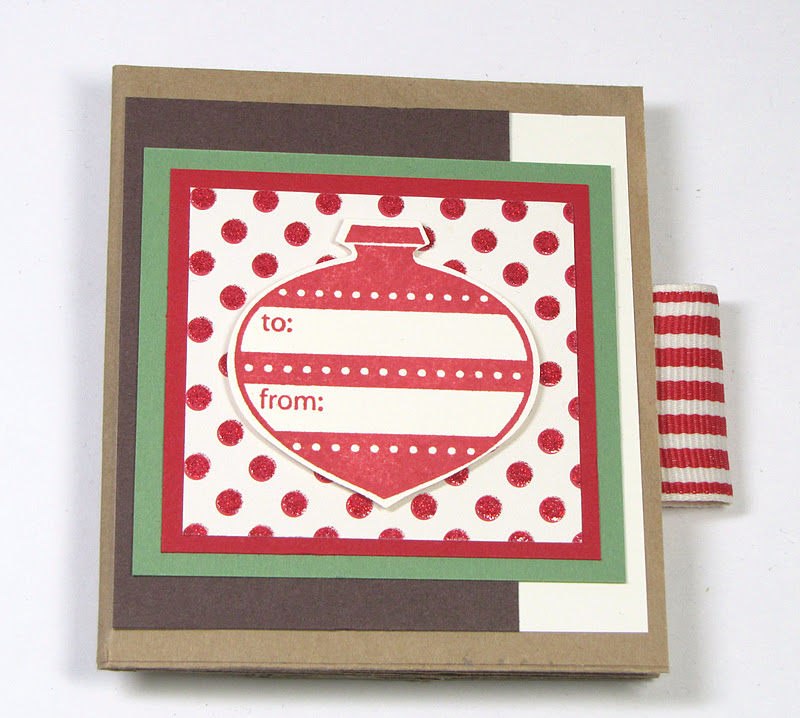 Maddiebug Designs Paper bag gift card holder