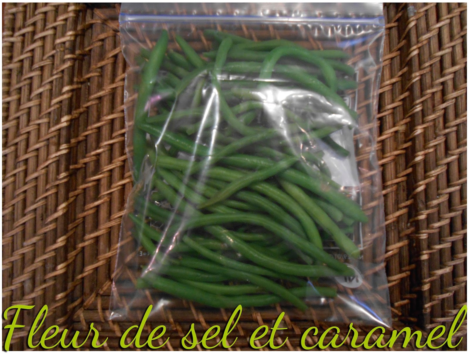 Fleur de sel et Caramel Congélation de haricots verts