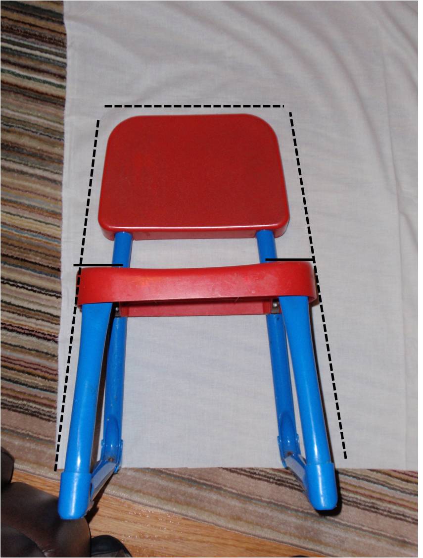 Diary of a Crafty Lady Slipcovers for Toddler Chairs with tutorial