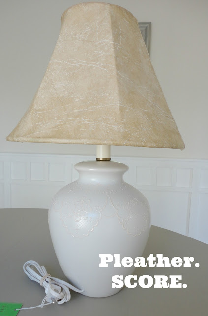 How To Update a Thrift Store Lamp. Check out how easy this is!