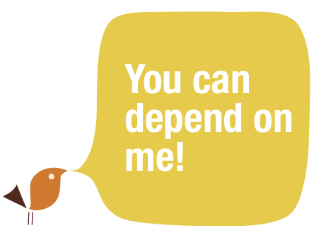 You can depend on me Improving English