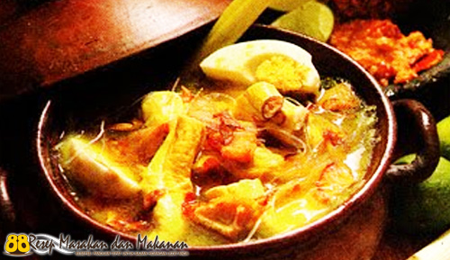 Resep Untuk Membuat Soto Sumsum Soto Sumsum