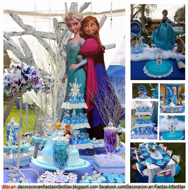 Ideas Cumpleaños Frozen - Como hacer y adornar una fiesta infantil