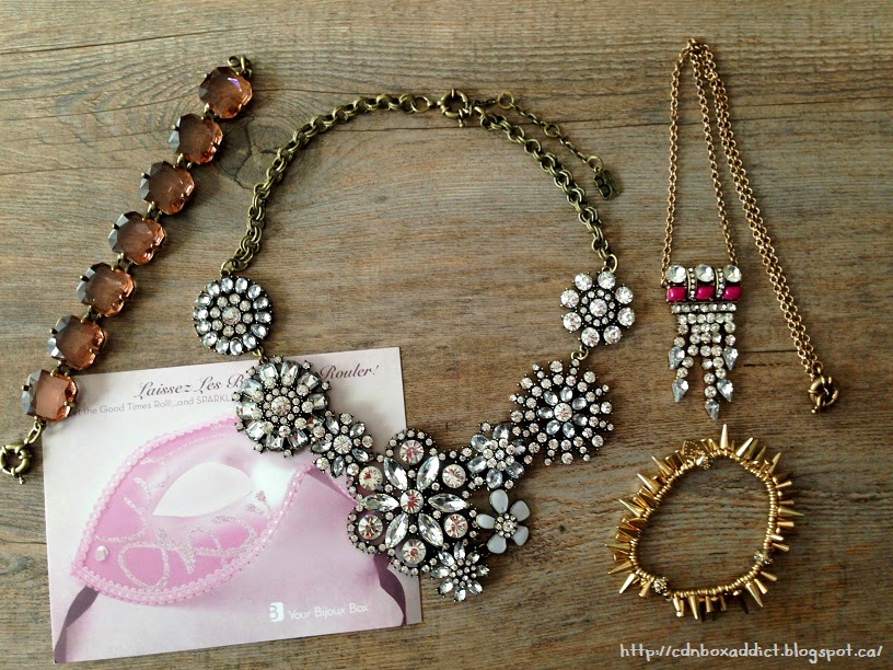 Your Bijoux Box Review March 2014 Jewellery/Jewelry Subscription