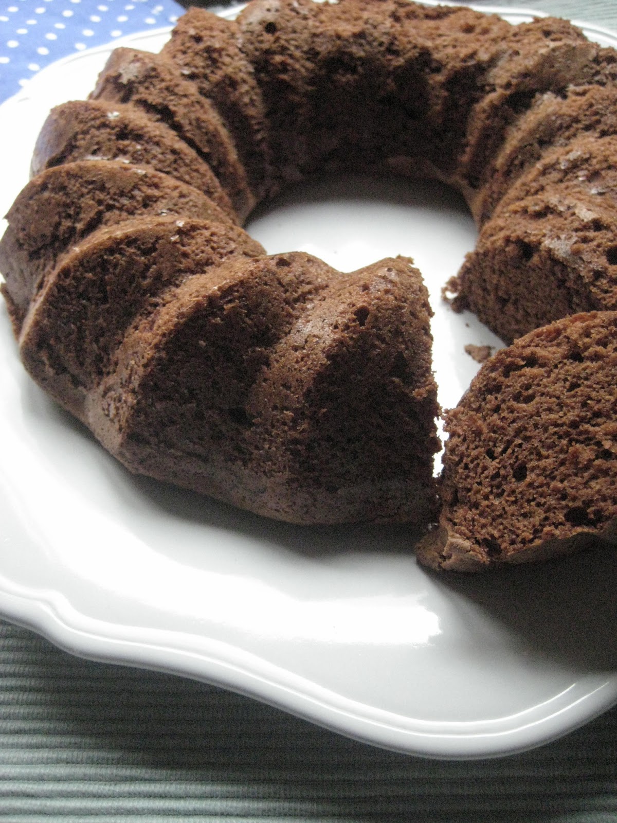 Coeur de cuisine: Bizcocho de claras con chocolate