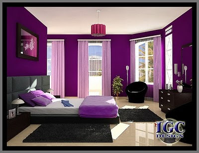 Decoración y Afinidades: El color violeta o lila en las habitaciones