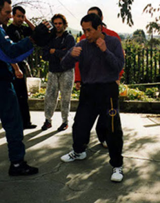 Training jkd patio de Ted Wong Los angeles 1997.