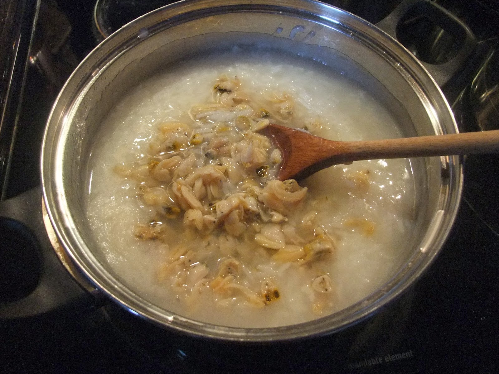 Susan's SavourIt! Comfort Food... Korean Rice Porridge with Clams