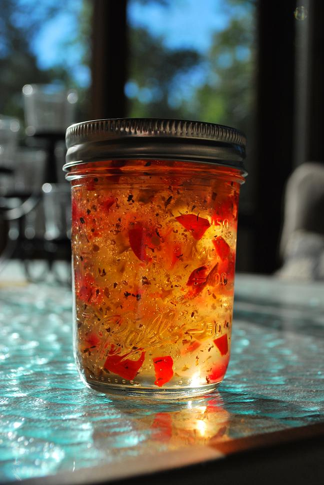 Just the Right Size Thai Basil Pepper Jelly (with pics)