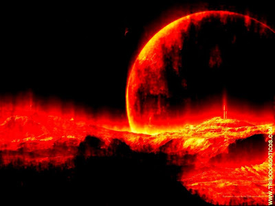 LUA VERMELHA LUA de fogo