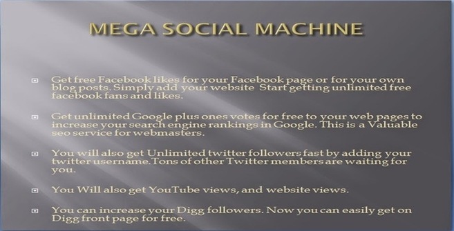 Mega Social Traffic Machine