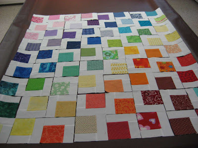 Rainbow Quilt ~ A Picture Tutorial