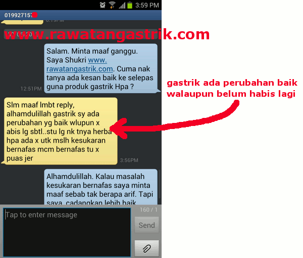 rawatan gastrik teruk