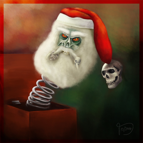 30 wonderfully weird christmas designs iron maiden christmas card