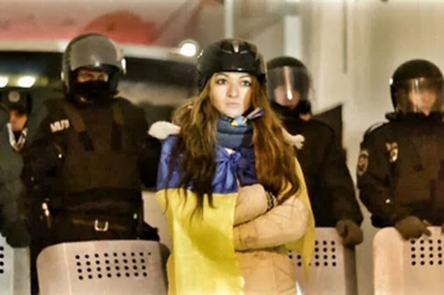 Lidia Pankiv demonstrasi