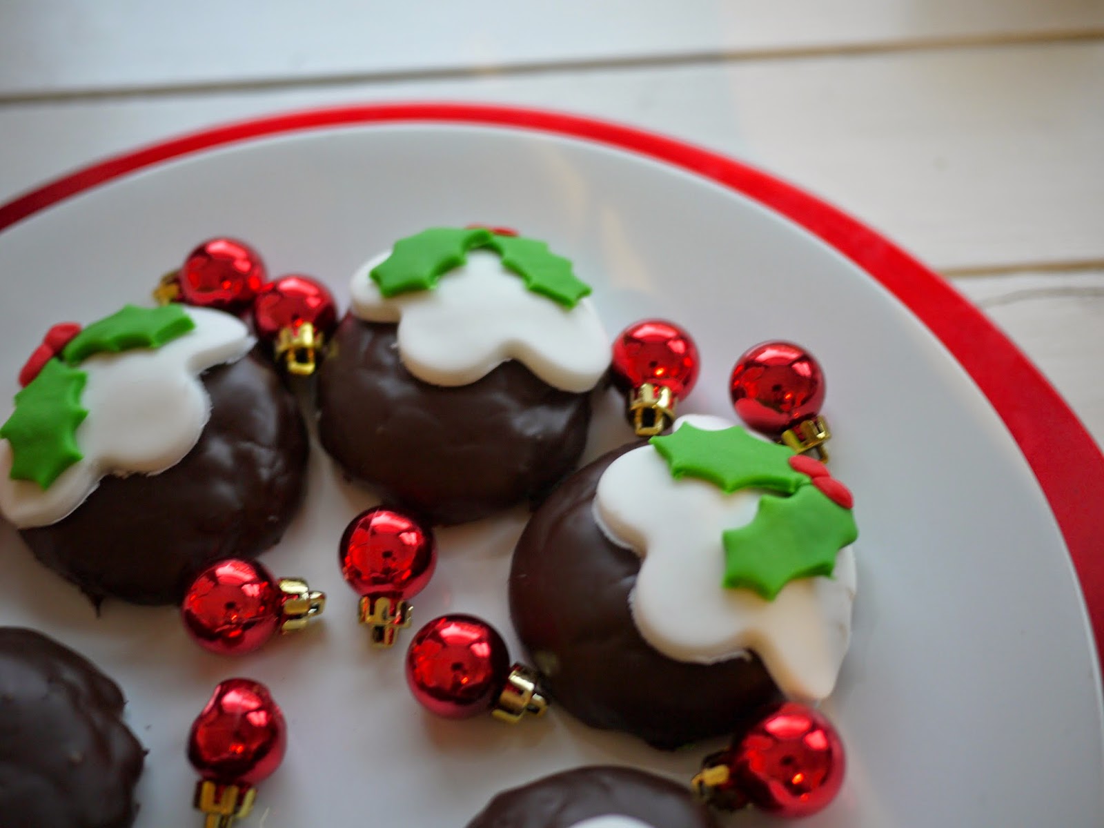 What Kate Baked...and baby! Chocolate Christmas Pudding Biscuits for Waitrose bakeitforward