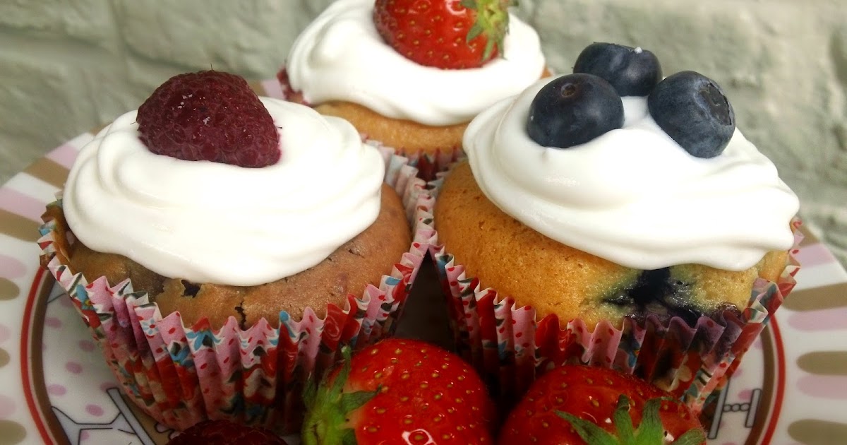 Sprinkles on a cupcake Fruity cupcakes