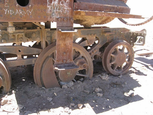 El Cementerio de Trenes en Bolivia