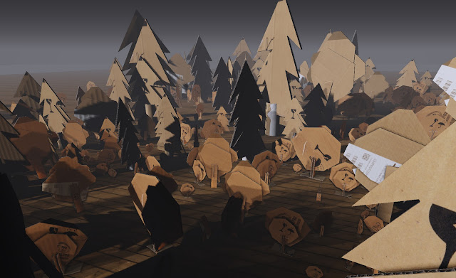 Cardboard Forest