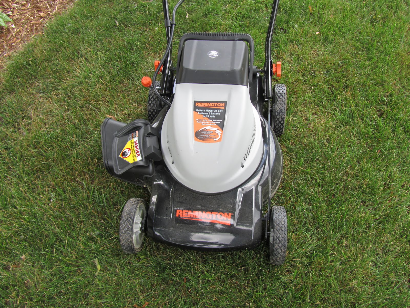 Cheesehead Gardening Review Remington RM212B Electric Battery Push