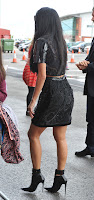 Nicole Scherzinger in a black outfit