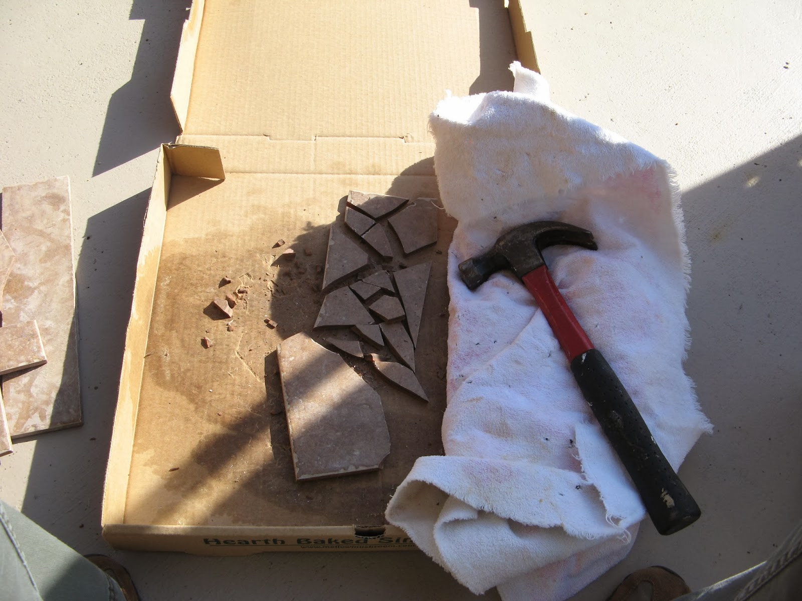 Susan Snyder BREAKING TILES FOR MOSIACS