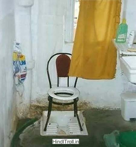 How Convert Desi Toilet Seat Into English | Funny Indian Pics (Jugaad)