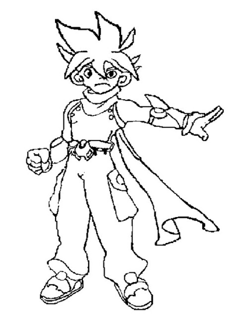 Kids Page: Beyblade Coloring Pages