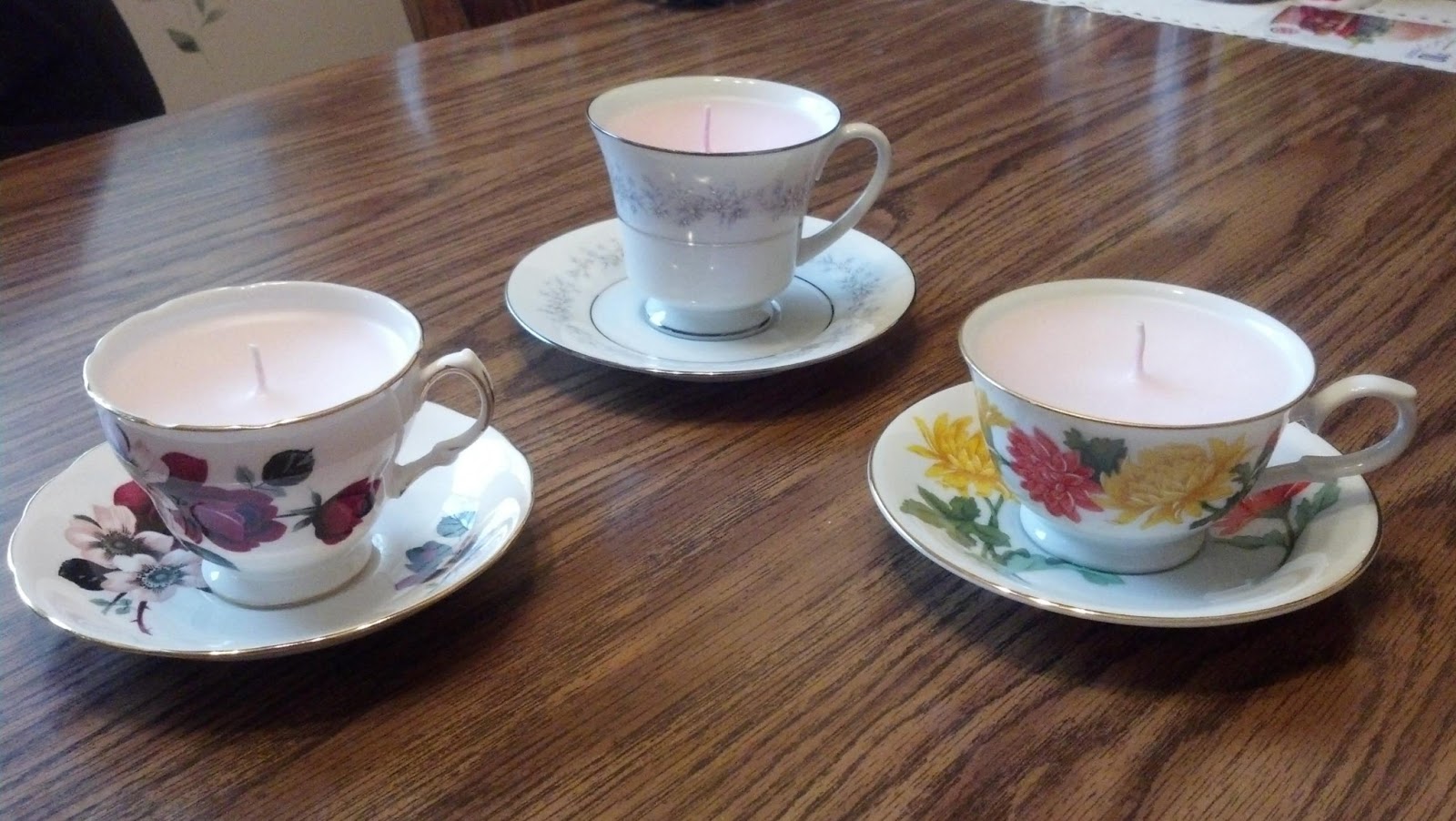 Create Imagine Dream Tea Cup Candles