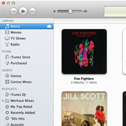 capture d'écran de iTunes - crédit Apple