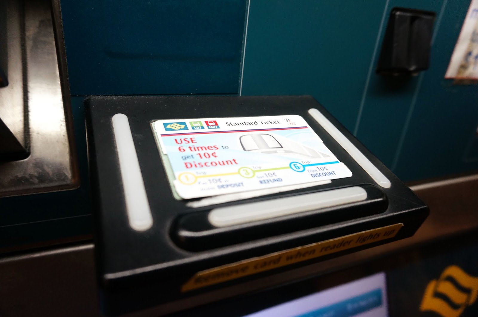 Walk with Cham Purchasing a Standard Ticket and Riding Singapore MRT