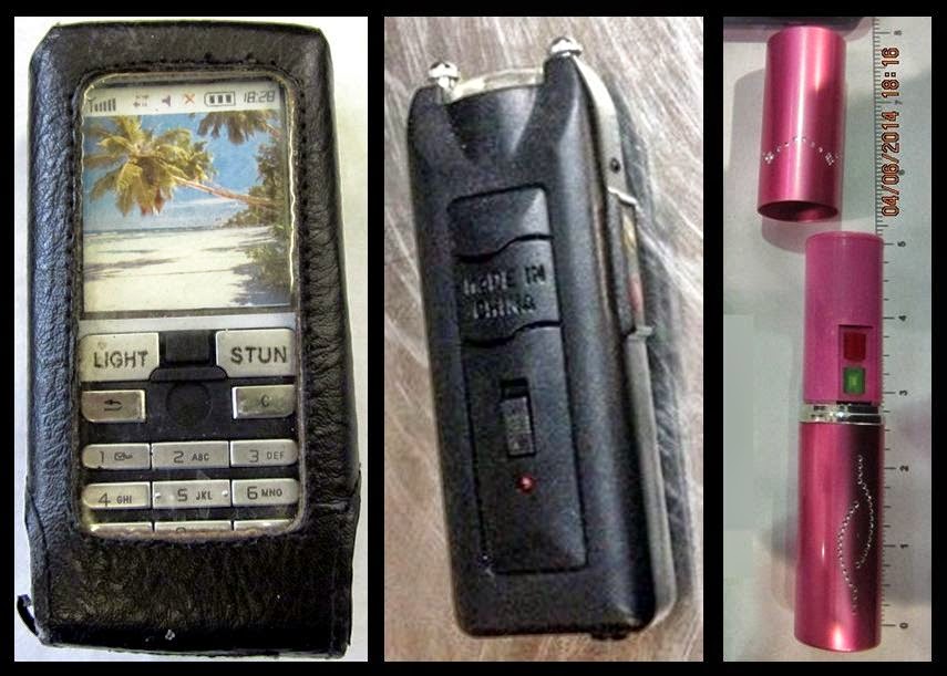 Stun Guns Discovered at (L-R) OMA, STT, DTW Stun Guns Discovered at (L-R) OMA, STT, DTW