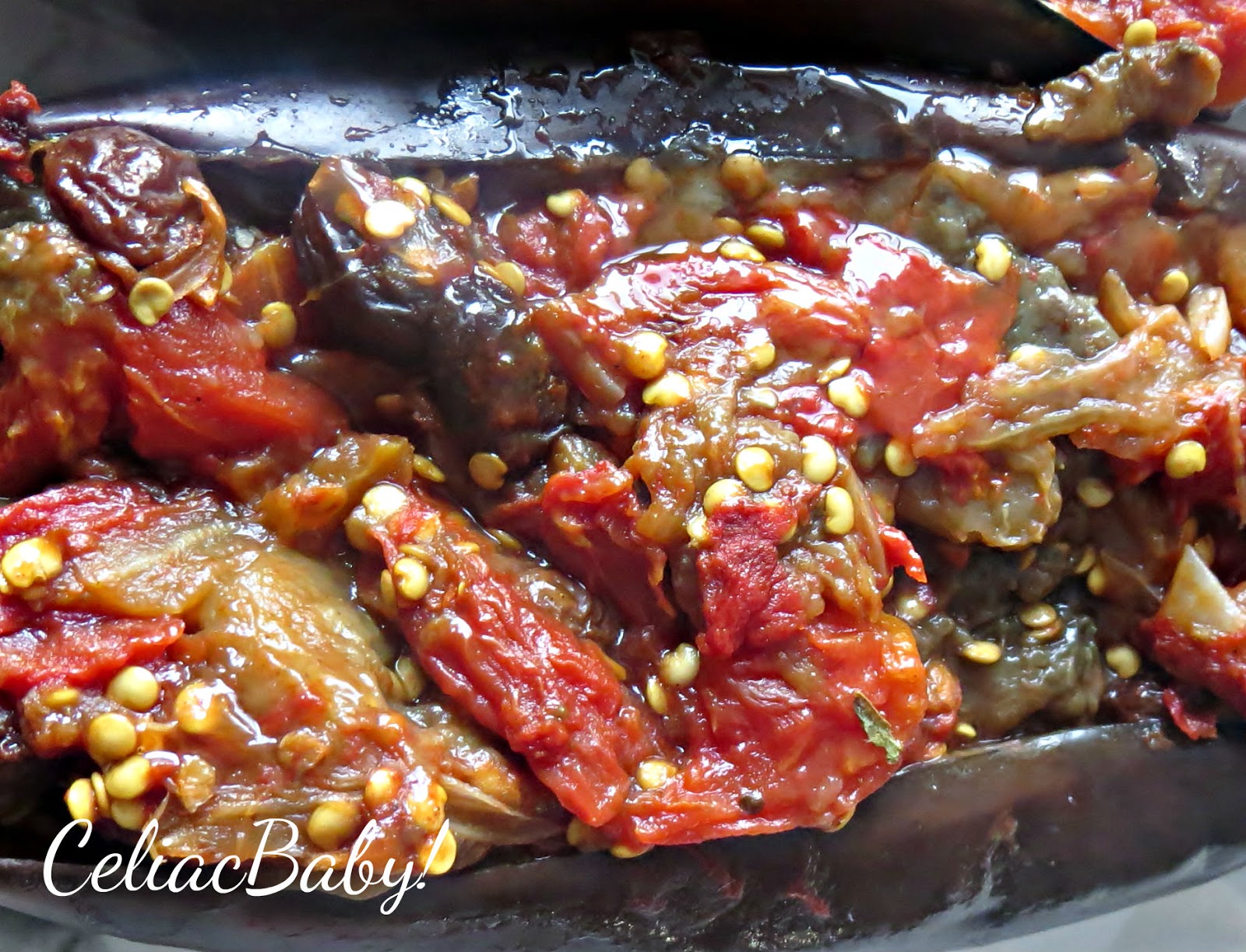 Celiac Baby! Recipe Stuffed Eggplants (Gluten & Dairy Free)