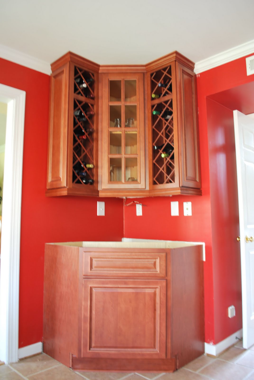 Envy Kitchens 804 551 6840 Custom Corner Wine Rack