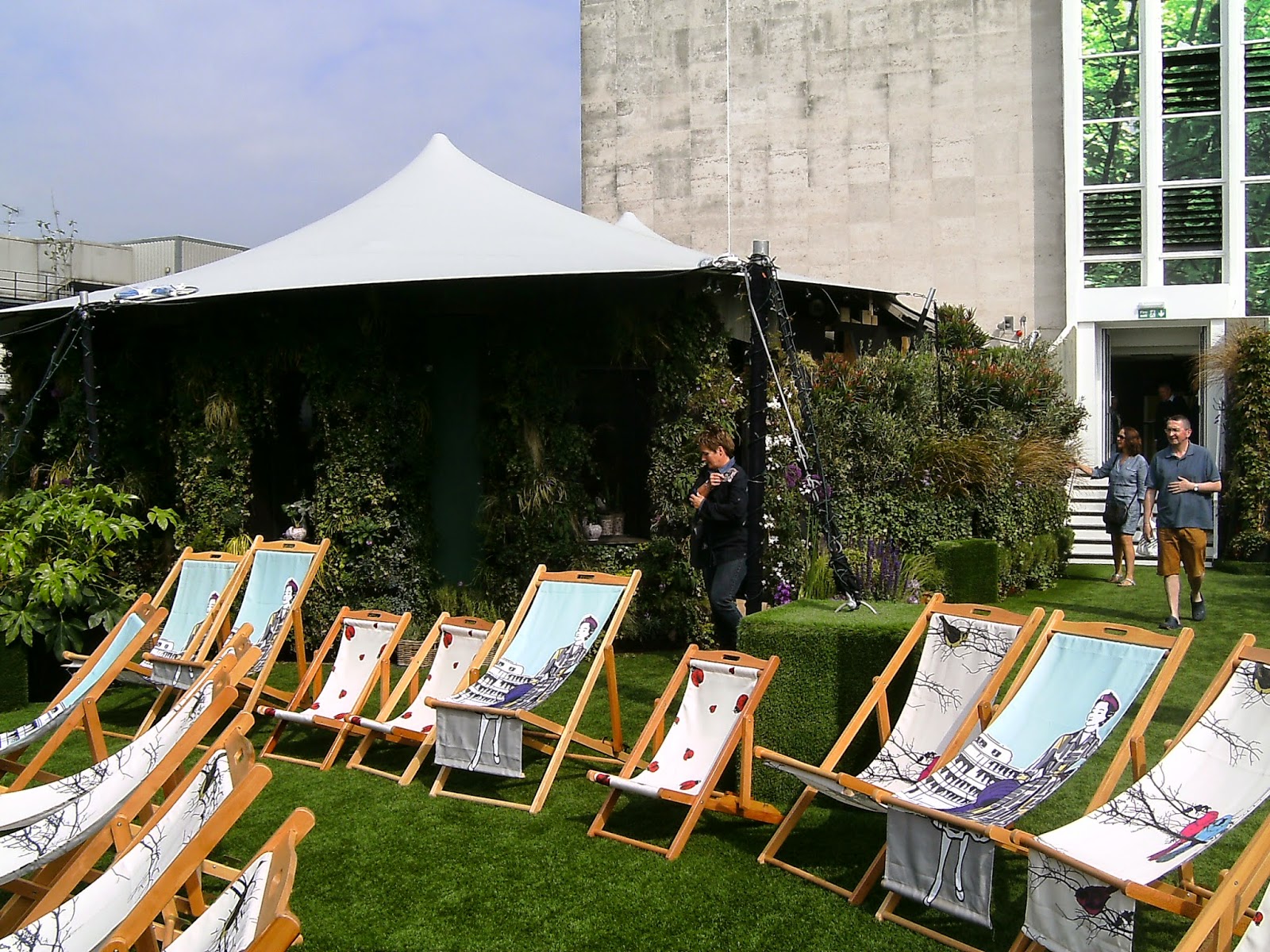Travels around London Oxford Street and the roof garden at John Lewis.