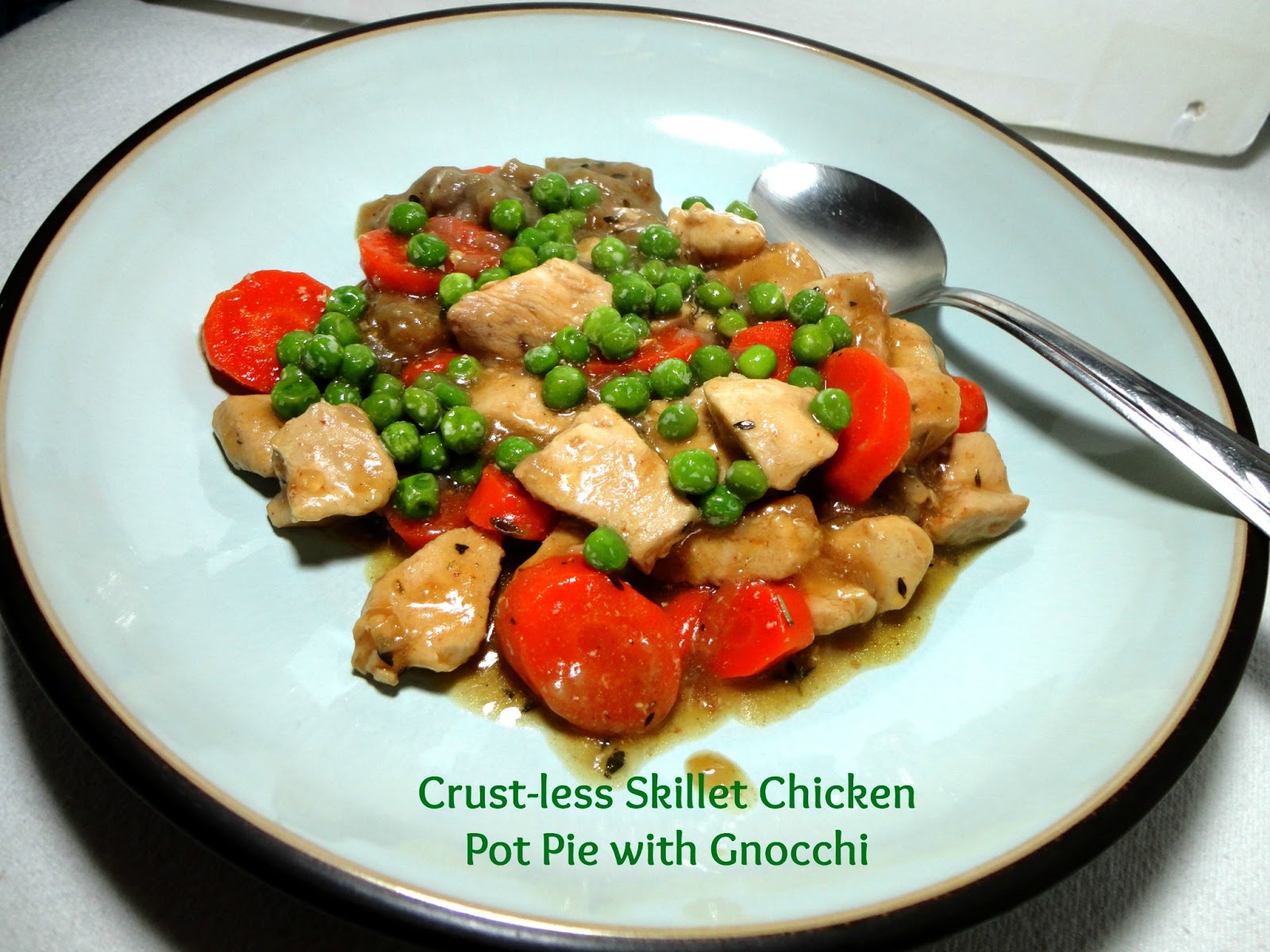 Rosie Discovers Quick and Easy Crustless Skillet Chicken Pot Pie with