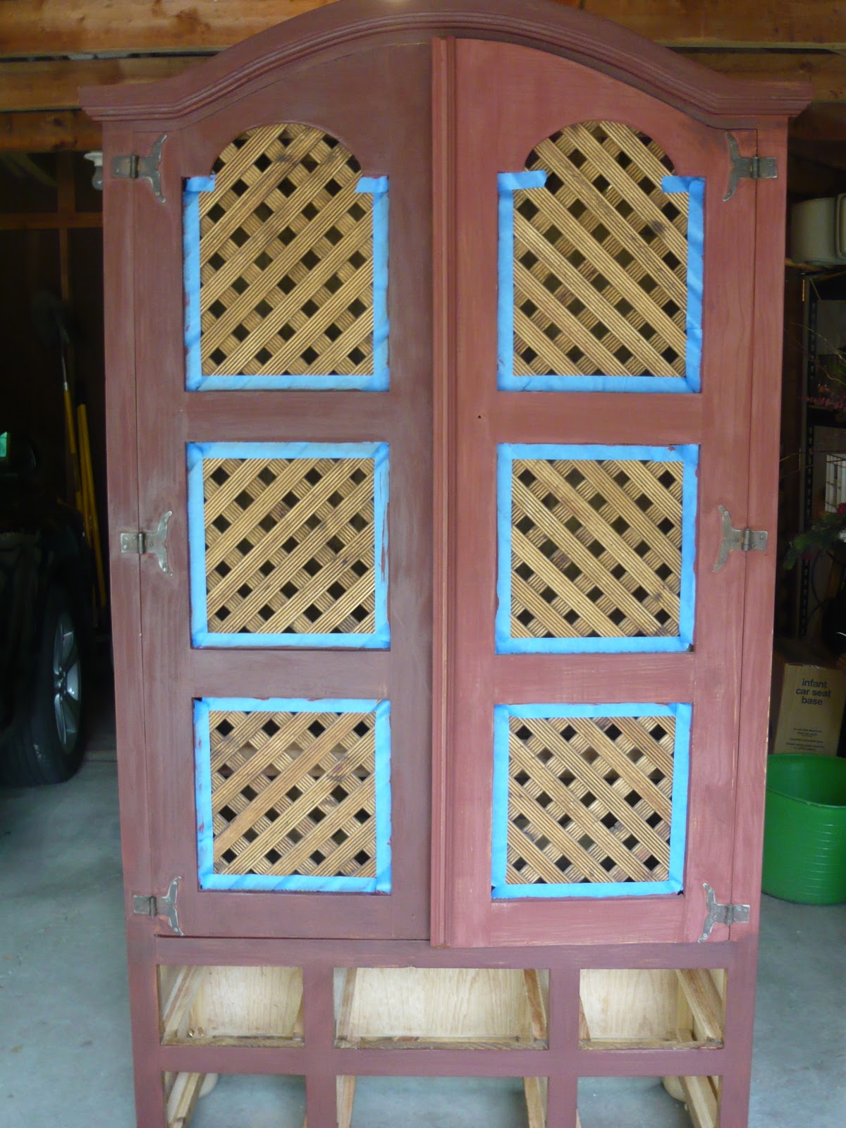 Designing Domesticity How to Refinish a Pine Armoire