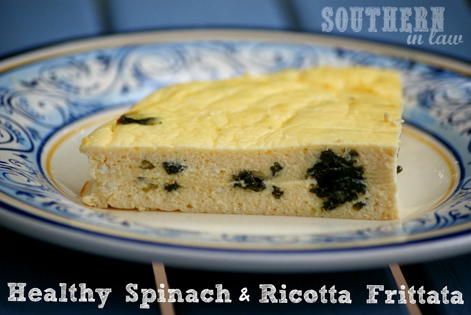 Southern In Law: Recipe: Healthy Spinach and Ricotta Frittata