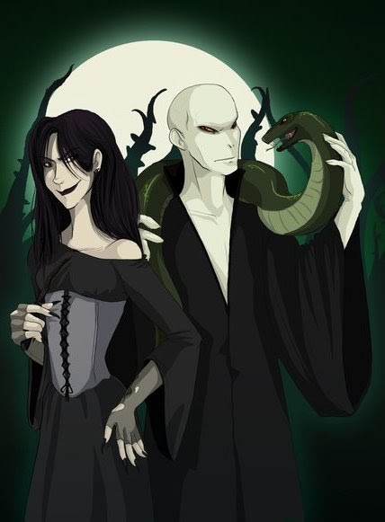 Hogwarts Alumni: Lord Voldemort and Bellatrix Anime