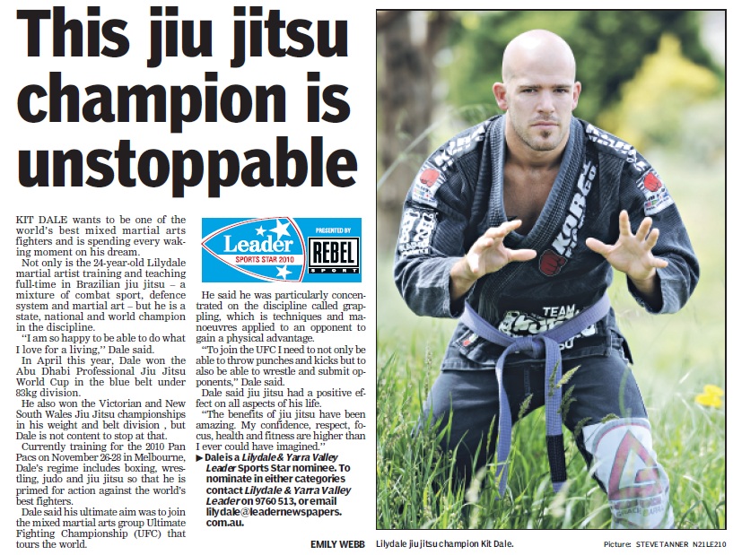 Kit Dale jiu jitsu australiano maxbjj