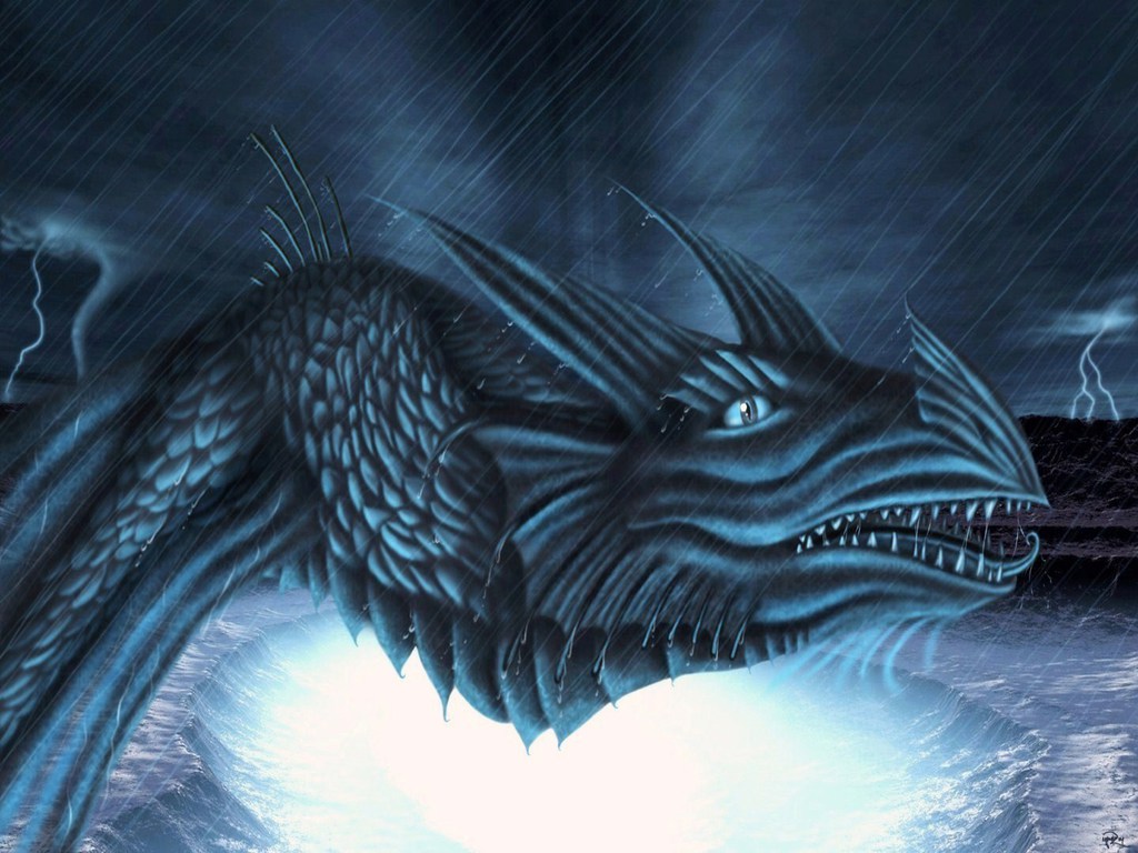 ice dragon wallpaper