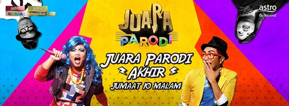 Pemenang Juara Parodi 2015, Gelanggang Akhir Juara Parodi 2015, lagu peserta Juara Parodi 2015 minggu akhir, senarai pemenang Juara Parodi 2015, keputusan penuh, keputusan rasmi Juara Parodi 2015 final 