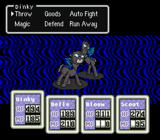 Gameplay screenshot of EquestriaBound.
