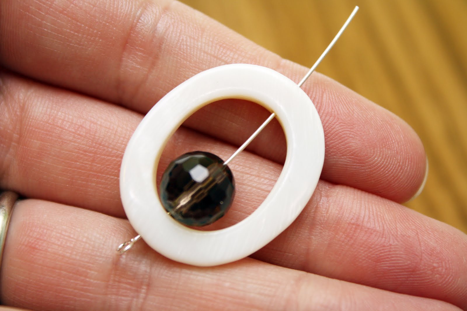 Yellow Blackbird A Creative Blog Jewelry Basics Eye Pin Necklace