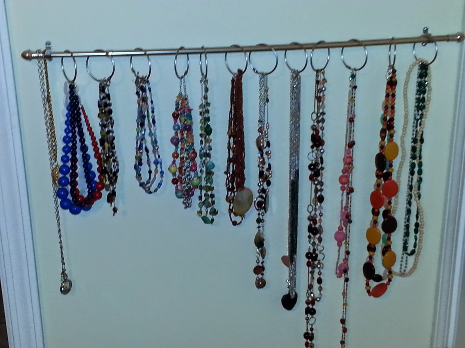 Creative Living with Pennie and Page Organize Your Life with Curtain Rods!