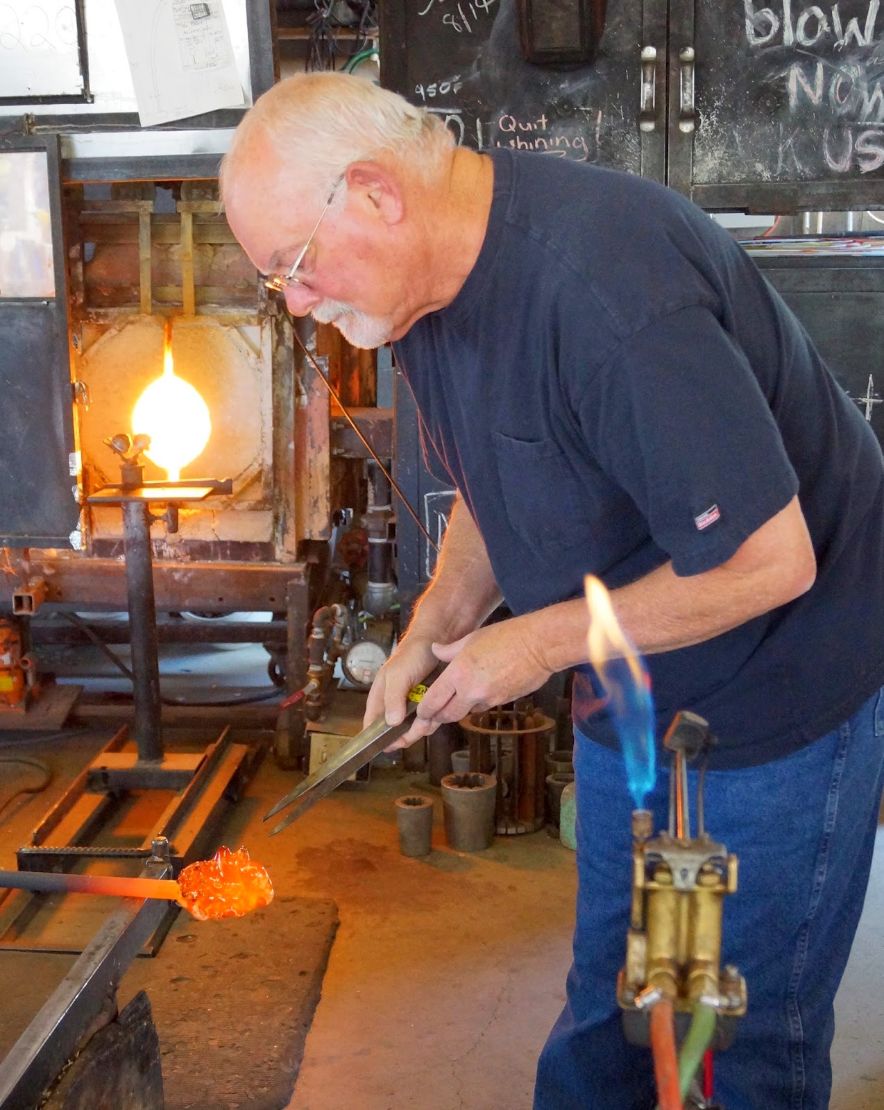 Dancing 'Cross the Country Blowing Glass in Santa Fe