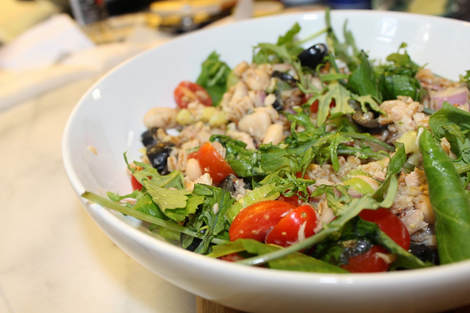 Martha Chartreuse Recipes {Farro + Tuna Salad}