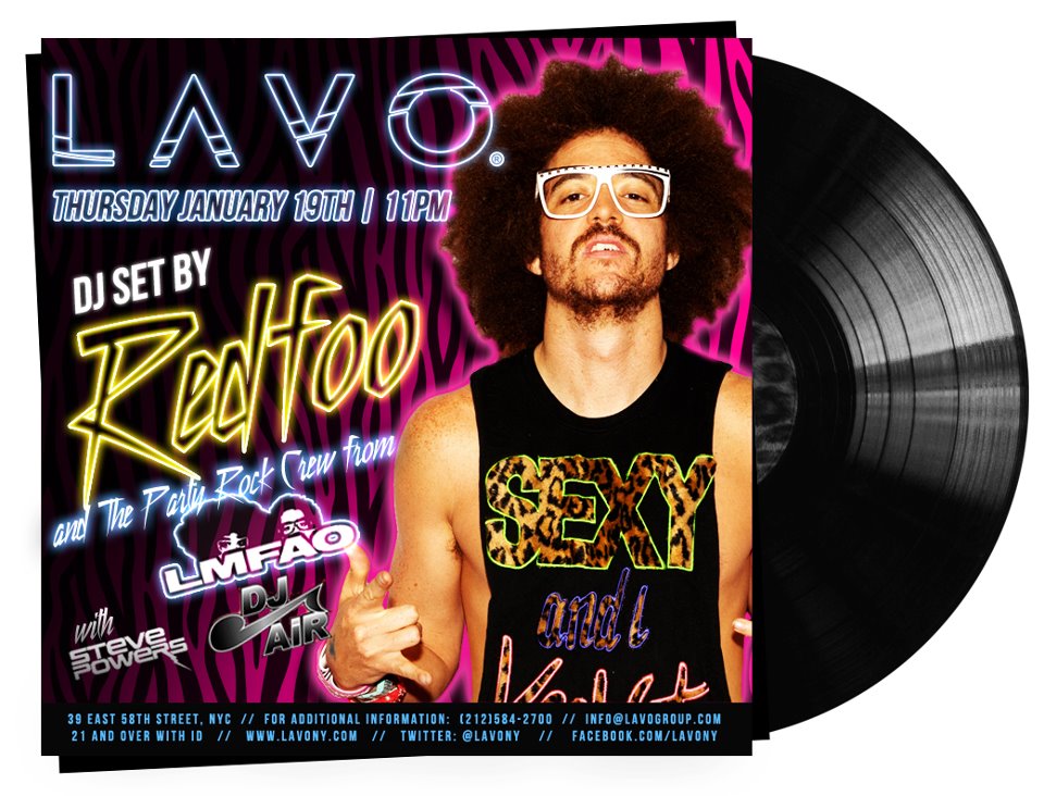 I really want to check out Redfoo DJ set with the LMFAO crew