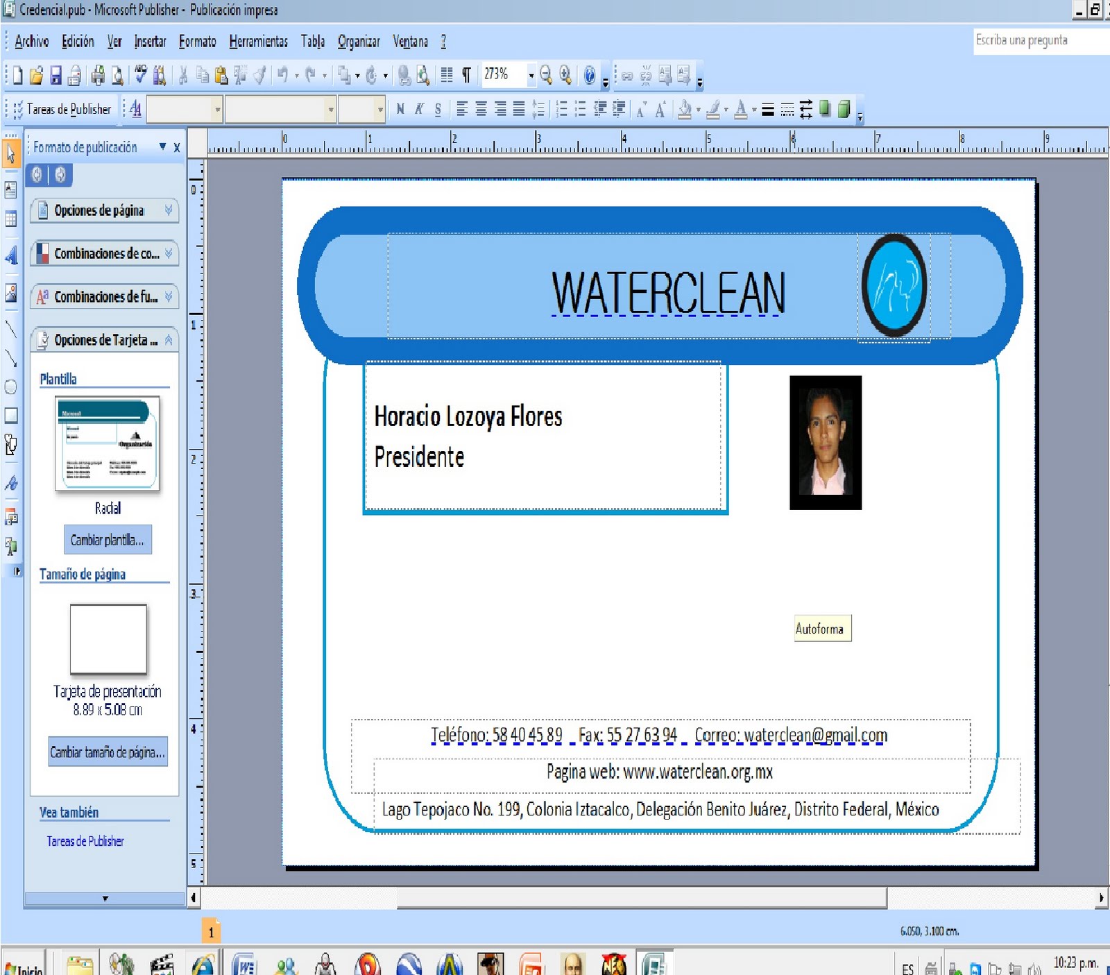 formatos de gafetes empresariales