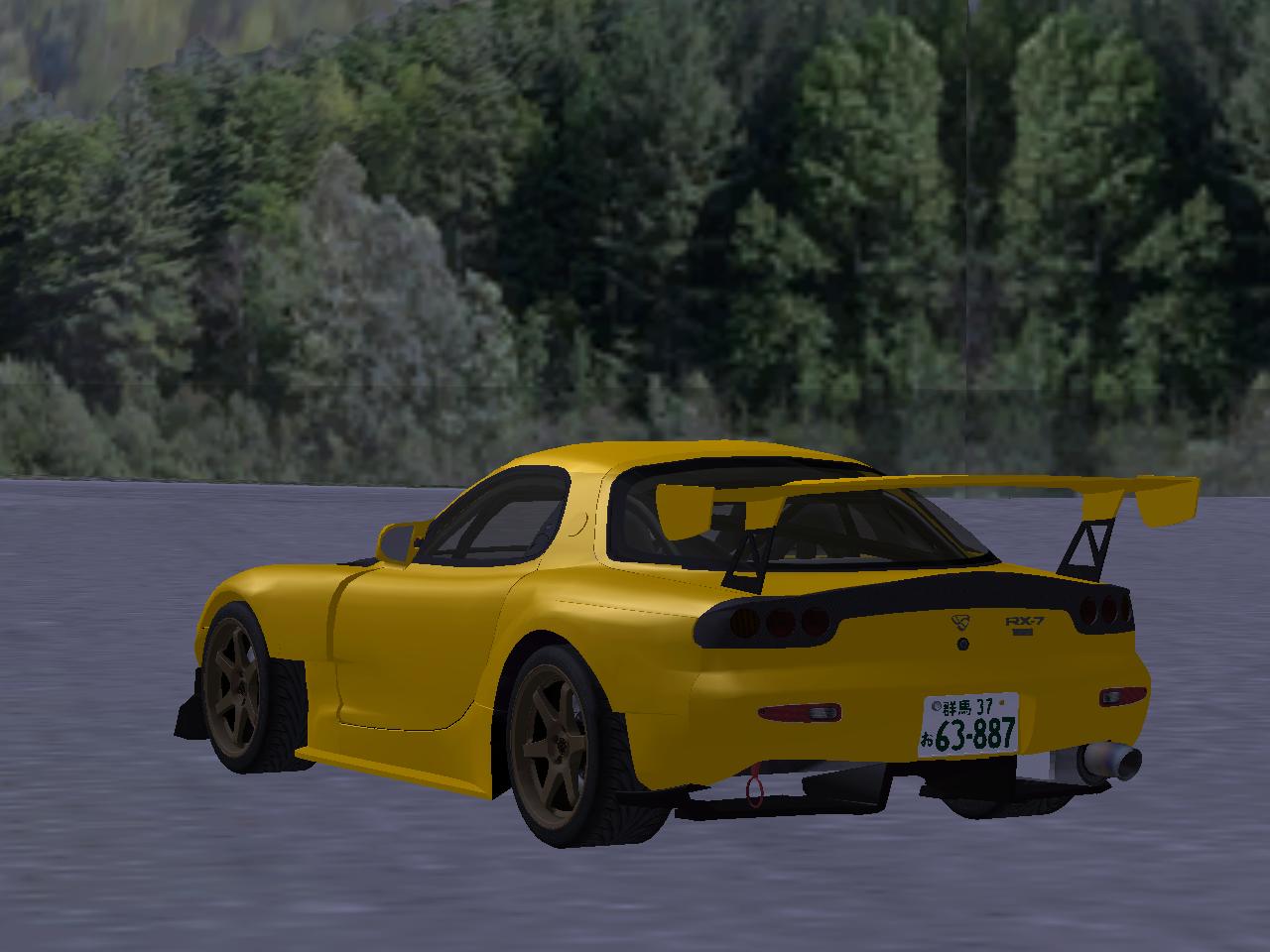 Initial D Fifth Stage Keisuke Takahashi Mazda RX-7 FD3s GTA SA.